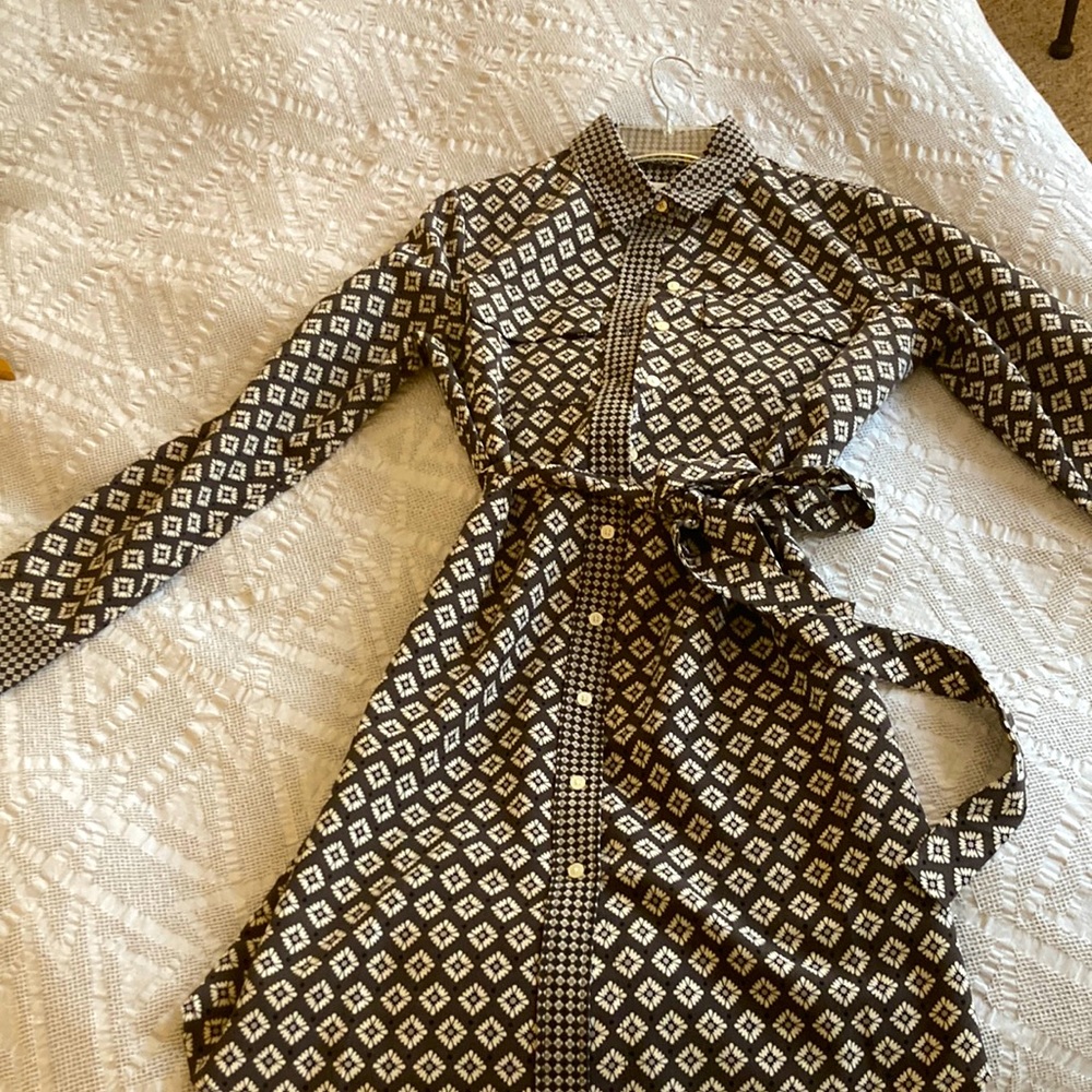 Comfy great fall dress in gray!